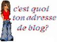 donne ton adresse de sky